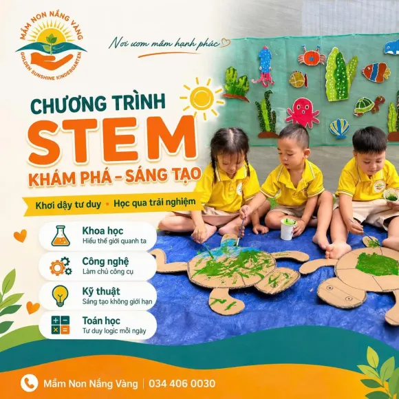 Chương Trình STEM Tại Mầm Non Nắng Vàng