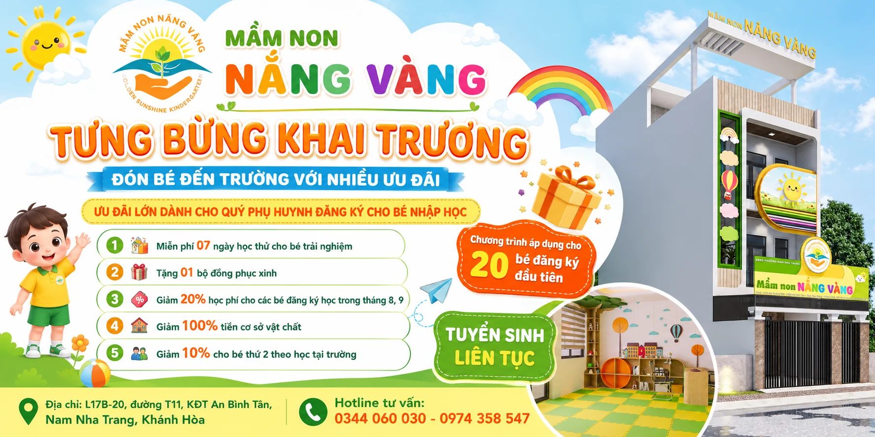 Trường Mầm non Nắng Vàng